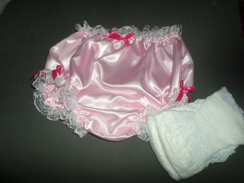 Adult baby sissy pink satin - baby,