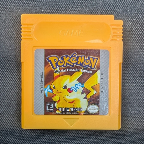Pokémon yellow version - pokémon,