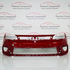 VW Polo Front Bumper Mk6 R-Line Genuine Red 2GS807221H 2022 - 2024 [AN135]
