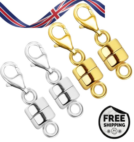 Magnetic necklace clasps and - necklace,