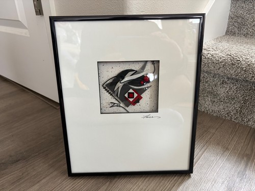Kathie farr signed framed art - signed,