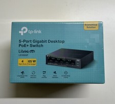 TP-Link 5-Port Gigabit Desktop Switch with 4-Port PoE+, up to 10 Gbps switching