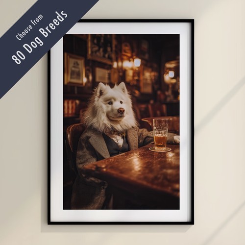 Funny dog drinking beer the - funny,