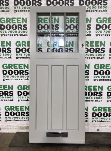 1930s timber front door - front,