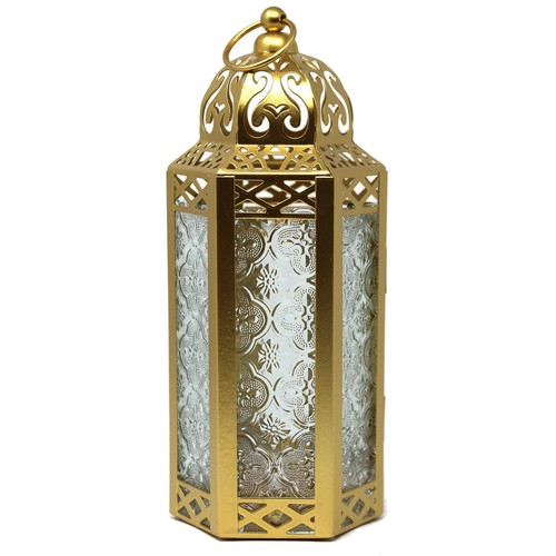 Vela lanterns gold moroccan - gold,