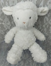 Carter's Lamb White Embroidered Eyes Baby Kids Preferred 12" Plush Stuffed 2018