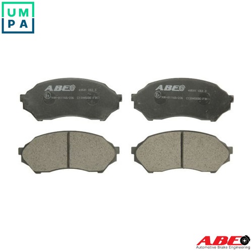 Brake pad set disc - disc,