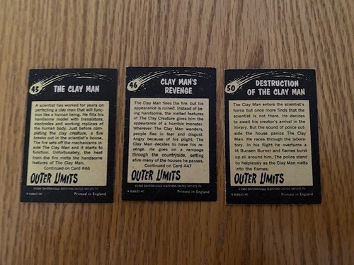 Vintage 1964 outer limits gum - 1964,