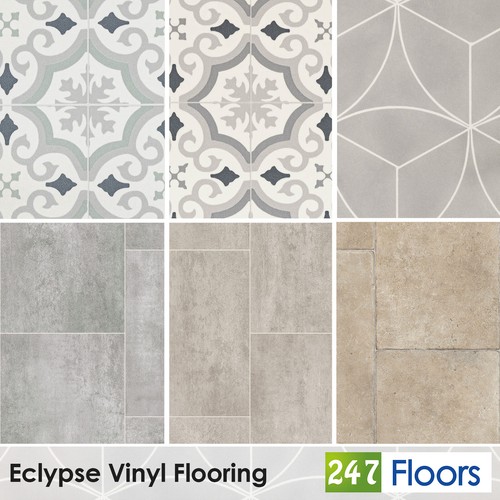 Stone tile effect - stone, vinyl