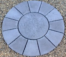 Concrete Compass Patio Paving