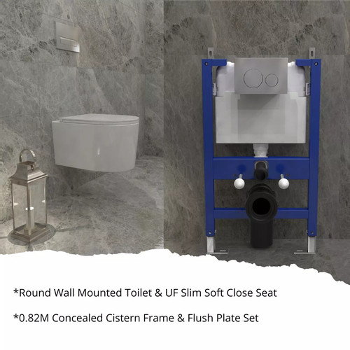 Rimless wall hung - rimless, toilet