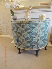 Up-cycled half moon sideboard/