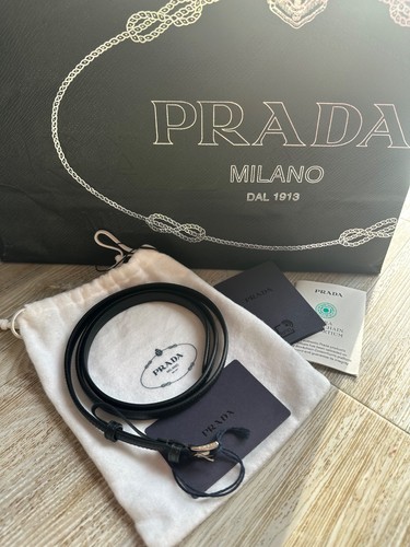 Prada leather belt - leather,