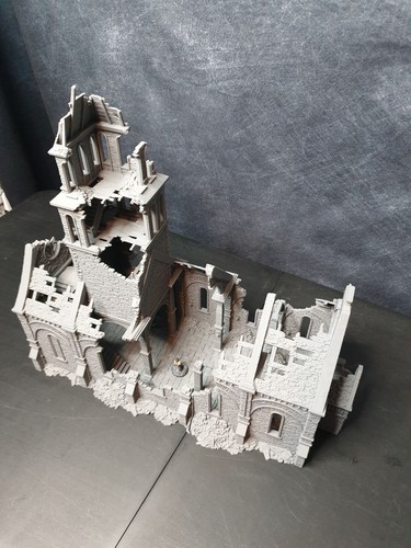 Large ruined church - ruined,