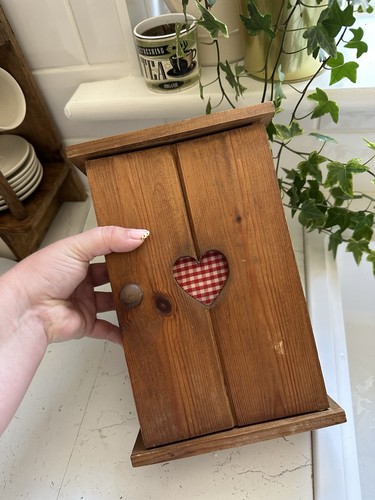 Vintage wooden key cabinet - , box