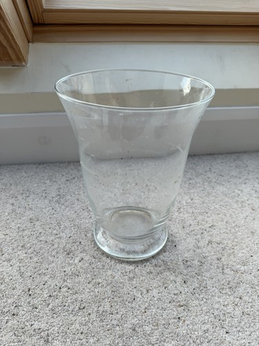 Antique large glass vase - large,