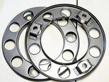 Wheel Cover Trim SET-2 pcs for Truck/Lorry 22.5 Grey coated steel SCANIA MAN DAF