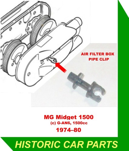 Air box pipe clip for - clip, mg