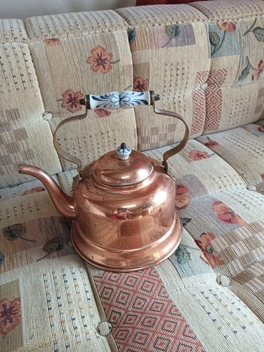Vintage copper kettle - vintage,