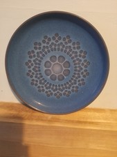 DENBY Midnight Blue Vintage Dinner Plate (Single Plate) 10 Inch EXC Cond