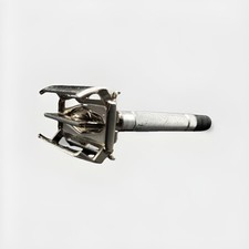 Super Clean Vintage 1951 Gillette TTO Black Tip & Chrome Shaving Safety Razor