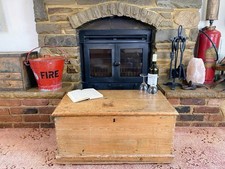 Old Antique Pine Chest