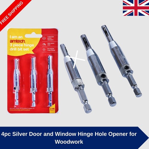 Self centering hinge drill bit - drill,