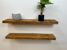 FLOATING SHELF  RUSTIC  SOLID