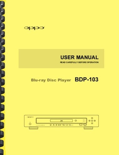 Oppo bdp 103 - oppo, bdp-103