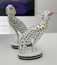 Pair of Spotted Wimpole Dogs -