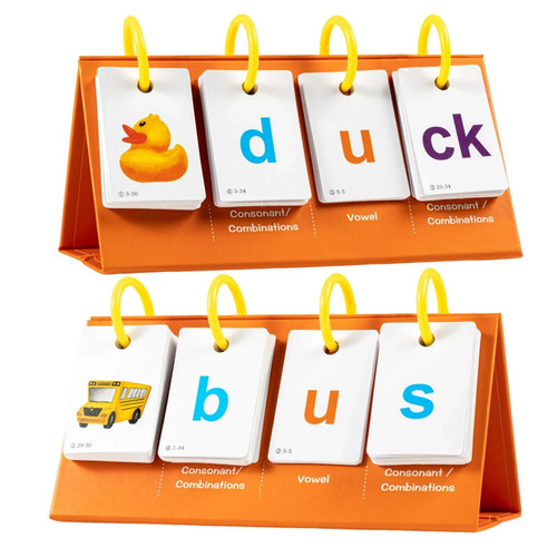 Phonics flash cards learn - cards,