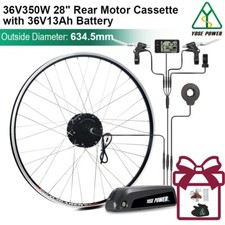 36V 28" Cassette Rear Hub