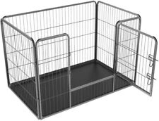 Heavy Duty Puppy Dog Play Pen Whelping Box 4 x SIZES with FLOOR Indoor / Outdoor