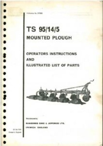 Ransomes mounted plough - ,