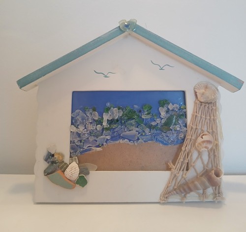 Sea beach picture handmade - sea,