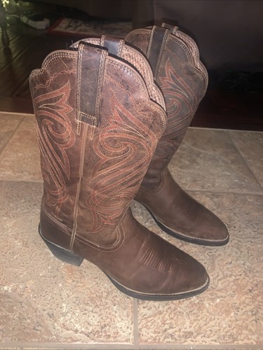 Ariat distressed brown leather - distressed,