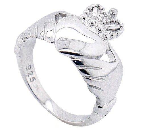 Sterling silver claddagh - sterling,