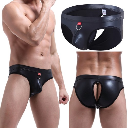 Mens underwear black - mens, pu