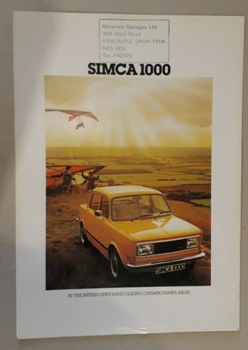 Simca 1000 gls - simca, ls