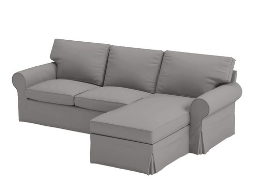 Polyester gray ektorp sofa - gray,