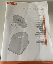 Stokke bouncer and cot with