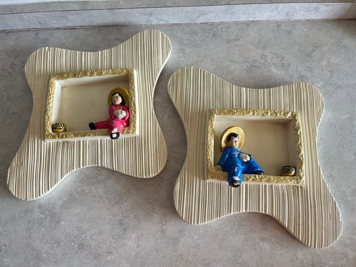 1950s vintage chalkware wall - vintage,