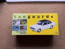 Vanguards Corgi 1:43 Ford Cortina MkII GT Ermine White & Black VA04100