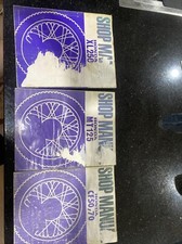 3 Water Damaged Genuine Honda Shop Manuals Xl250, MT125 , CF50/CF70