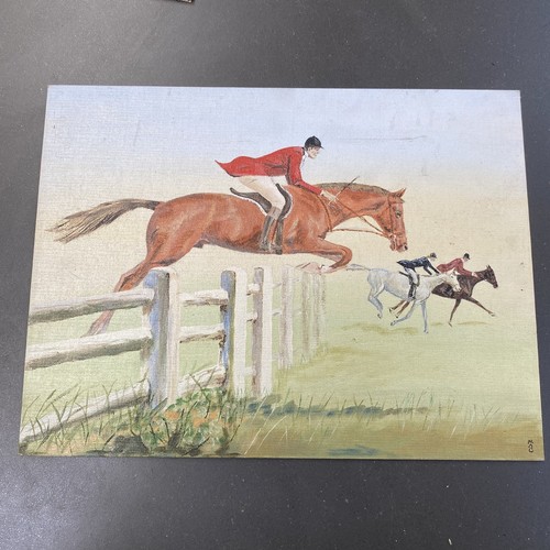 Original oil paining - original, hunting