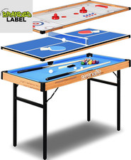 Multi Games Table, 4 in 1 -Game Table, Portable- Folding Multi Games Table, Ping
