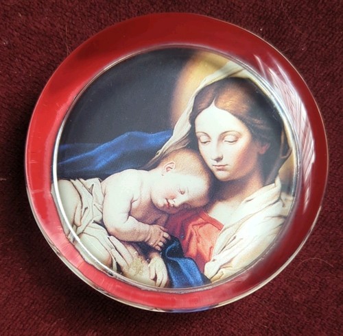 Madonna child glass - child,