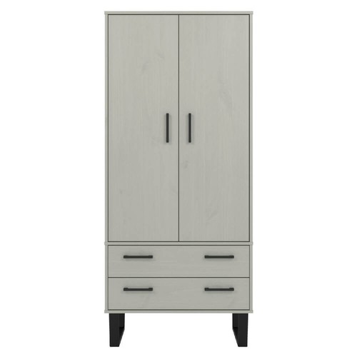 Grey black double - black,