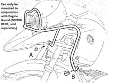 BMW R1150GS Tankguard - Black BY HEPCO AND BECKER (2000-2004)