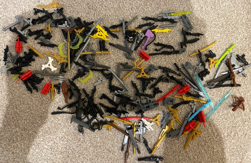 Lego minifigure weapons and